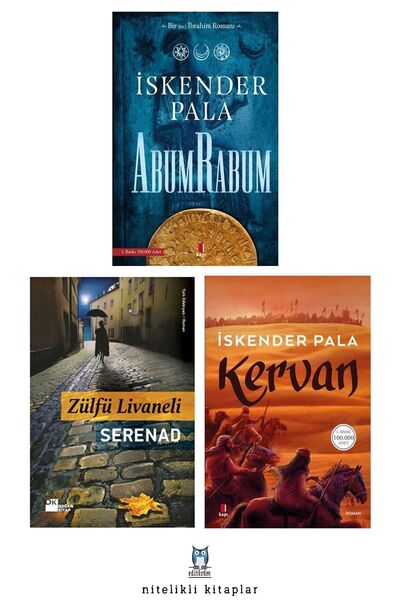 Kapı Yayınları Abumrabum, Serenad Zülfü Livaneli, Kervan (3 Kitap Set)