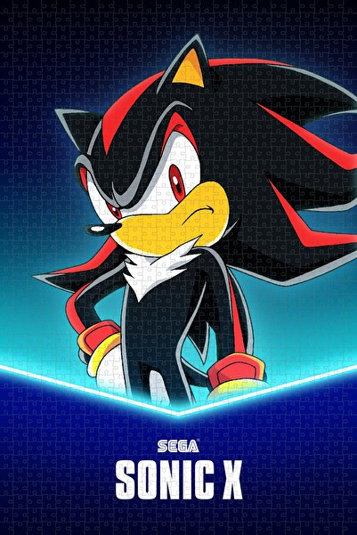 Jeronkarji Kirpi - Sonic X (2003) Film Posterinin 1000 Parça Puzzle Yapbozu