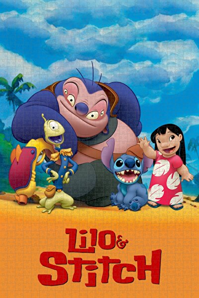 Jeronkarji Lilo & Stitch: The Series Animasyon (2003) Film Posterinin 1000 Pa...