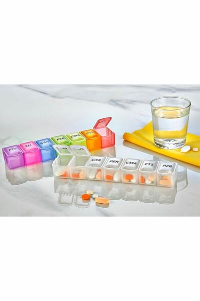 Trendy Baby Beauty Weekly Transparent Medicine Box