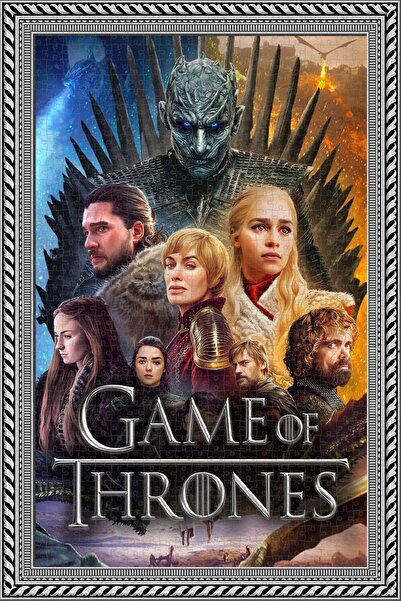 Jeronkarji Game of Thrones (2011) Taht Oyunları v6 Film Posterinin 1000 Parça...