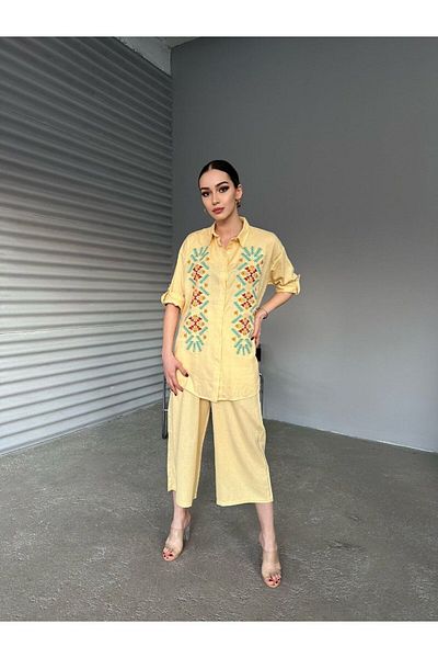 BAJAR Sprinkled Embroidered Viscose Set