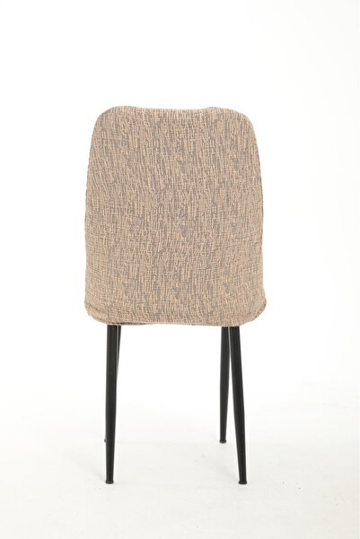 Mirayra Tekstil Oval Sandalye Uyumlu, Jakarlı, Lastikli, Yıkanabillir Sandalye Kılıfı