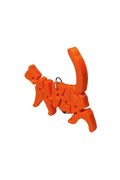 Tesseract Little Movable Kitten Keychain