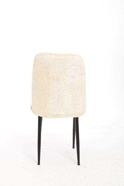 Miray Tekstil Yıkanabilir, Likralı , Kadife Oval Sandalye Kılıfı