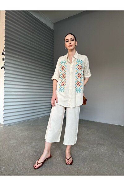 BAJAR Sprinkled Embroidered Viscose Set