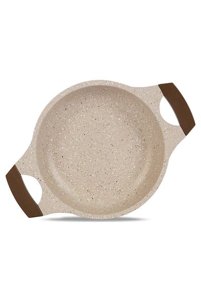 ThermoAD Pan Set 6 Pieces Granite Casting Pan Set of 3 Granite Pans Mink