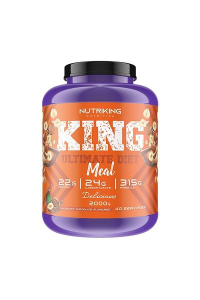 Nutriking Ultimate Diet Meal Protein Meal Powder 2000 Gr Hazelnut Chocolate