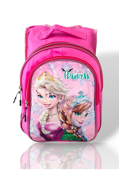 Armoire Elsa Anna - Primary School Lighted Backpack and Lunchbag for Girls