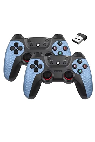 MKMTEKNOLOJİ 2.4G TV/BOX/Steam/PC/PS3/Linux/iphone/android Uyumlu Çift Kol