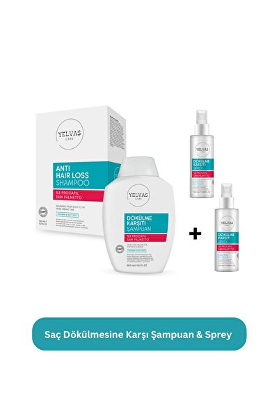 yelvas Saç Ekimi Sonrası Seti Besleyici Şampuan Ve 2 Adet Sprey