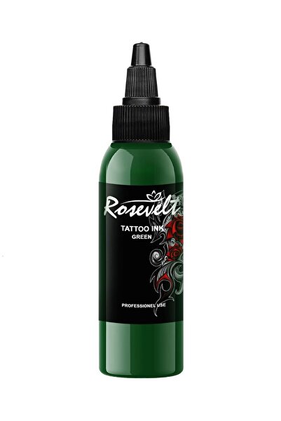 ROSEVELT Tattoo Ink Dövme Boyası Yeşil 30 ml