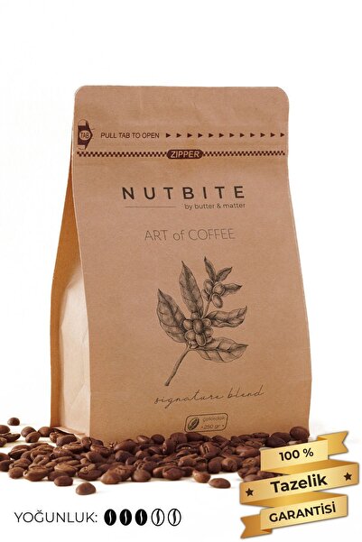 NUTBITE Signature Blend 250gr - (Çekirdek veya Öğütülmüş Seçeneği) - Nitelikl...