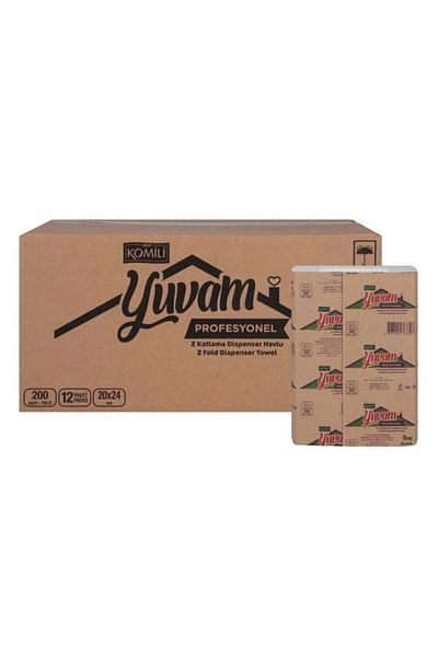 Komili Yuvam Z Fold Towel Napkin 12x200 Sheets
