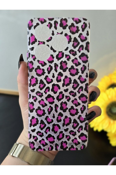 SUPER FRAME Tecno Spark 20 PRO (KJ6) Uyumlu Baskılı Şeffaf Telefon Kılıfı