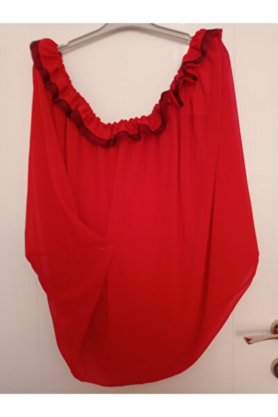 KobalBusiness Red Chiffon Cage - 4xL 230 cm, Organza Ribbon, Elastic Model 55x55cm
