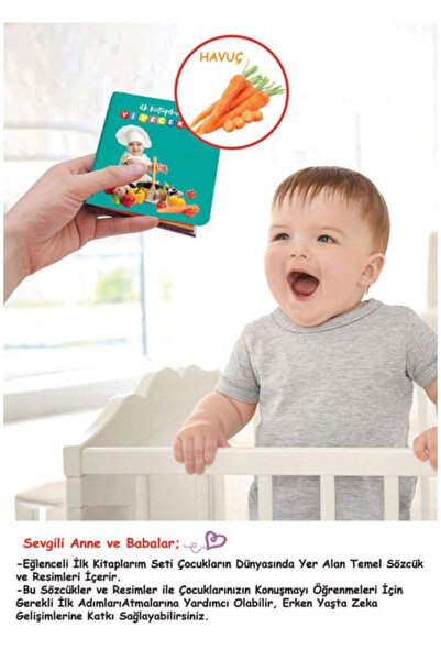 Open Toys 0-3 Yaş Eğitici Kitaplar Ilk Kütüphanem - Eğitim Seti