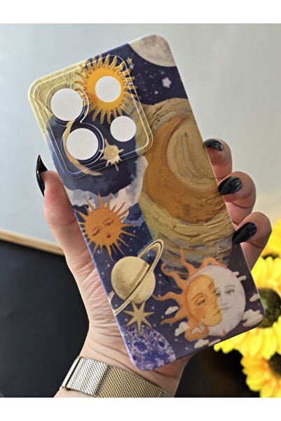 SUPER FRAME حافظة هاتف شفافة مطبوعة متوافقة مع هاتف Xiaomi Redmi Note 13 Pro 5G