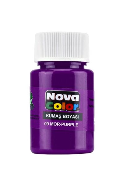 Nova Color Fabric Textile Tekstil Tüp Kumaş Boyası Mor Renk Kıyafet Elbise Ça...