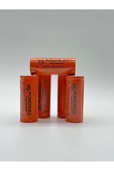 powerdex 4800 Mah 3,7v 26650 Pil Pd-26650