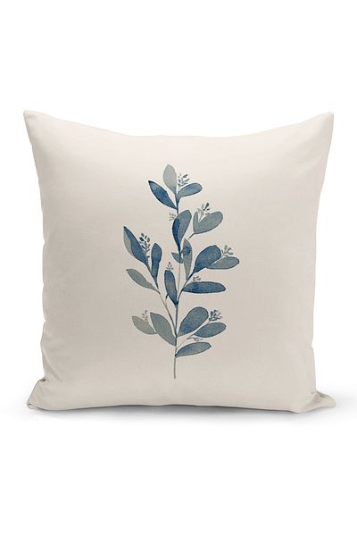 Bertille Home Seria Flower/Vintage, cu imprimare digitală pe două fețe, set de 8 huse de pernă (set de huse de pernă)