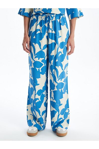 LC Waikiki Pantaloni de damă cu model cu talie elastică