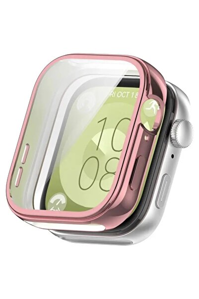 mimtec Huawei Watch Fit 3 - Screen and Frame Protector Silicone