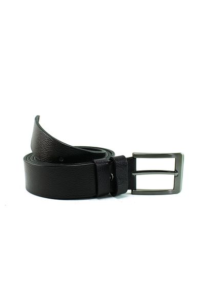 MENTOR REGALO Μαύρη δερμάτινη ζώνη - Plus Size Sport 83014
