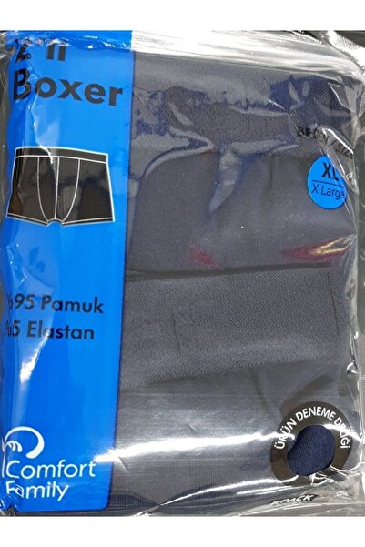 Comfort Family BOXER ERKEK  2 Lİ PAKET 3 ADET L BEDEN  (2X3 =6 ADET )