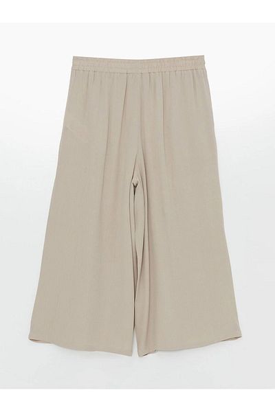LC Waikiki LCWAIKIKI Classic – Damen-Caprihose mit bequemer Passform und elastischem Bund