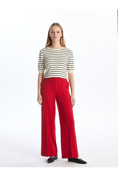 LC Waikiki Bequeme, gerade Palazzo-Hose für Damen
