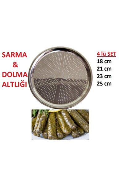 mobilreyon 4 lü Set Sarma Dolma Altlığı , 18-21-23-25 cm ebatlarında 4 Parça ...