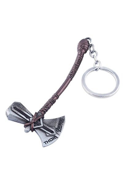 new fly Avengers Infinity War Thor Mjolnir Stormbreaker Balta Anahtarlık Yeni Model
