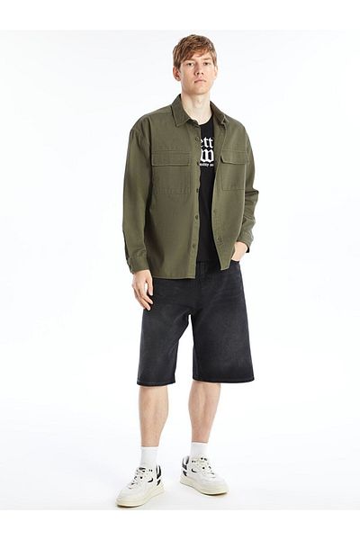 LC Waikiki Bequeme Passform – Jeans-Shorts für Herren