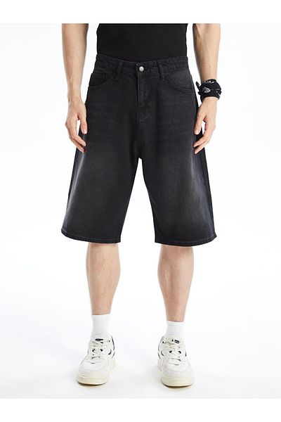 LC Waikiki Bequeme Passform – Jeans-Shorts für Herren