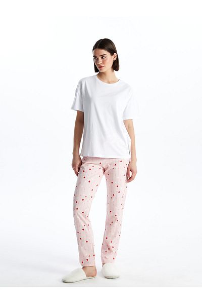 LC Waikiki Patterned Women's Pajama Bottoms - Elastic Waist