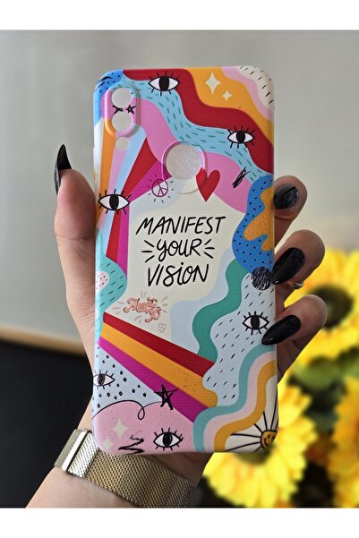 SUPER FRAME Xiaomi Redmi Note 7 Uyumlu Baskılı Şeffaf Telefon Kılıfı