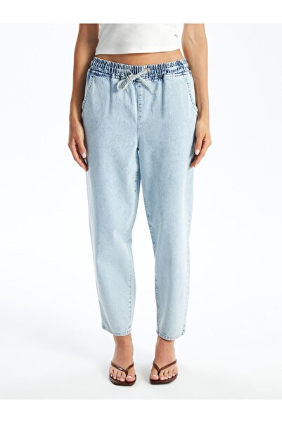 LC Waikiki Dámské džínové kalhoty Balloon Fit - elastický pas