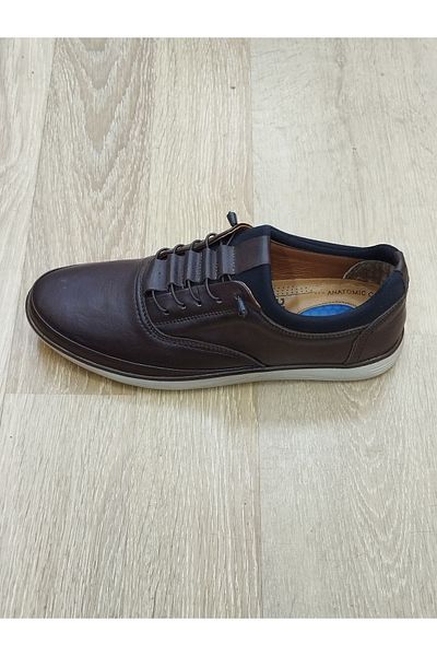 DROPLANT Liccas Men's Sporty Shoes Genuine Leather Summer Light Sole and Orthobetic
