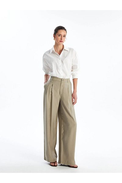 LC Waikiki Vision Wide Leg Comfortable Women's Trousers