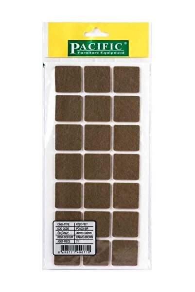 PACIFIC Yapışkanlı Masa Sandalye Keçesi Zemin Koruyucu Keçe 1 Paket ( 30 X 30 )
