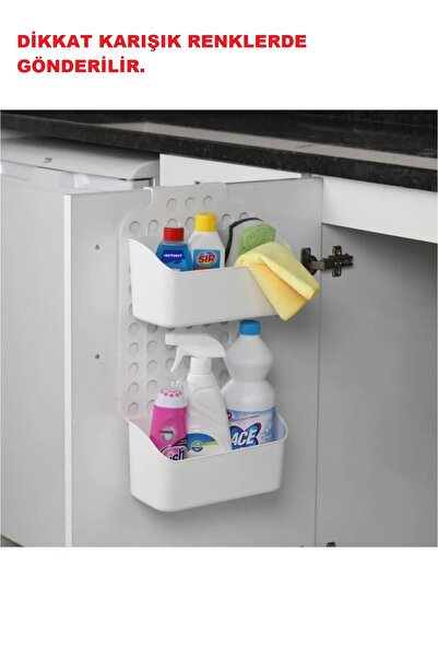 RELATOS Ayarlanabilir Organizer Iki Katlı - Dolap Kapağına Asılabilir Deterja...