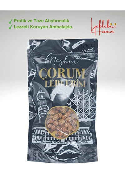 MEK Lüks Çikolata Kaplama Çorum Özel Serisi Ballı Susamlı Leblebi 300 gr