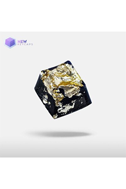 New Keycaps Black And Gold Esc Mekanik Klavye Tuşu Artisan Keycaps