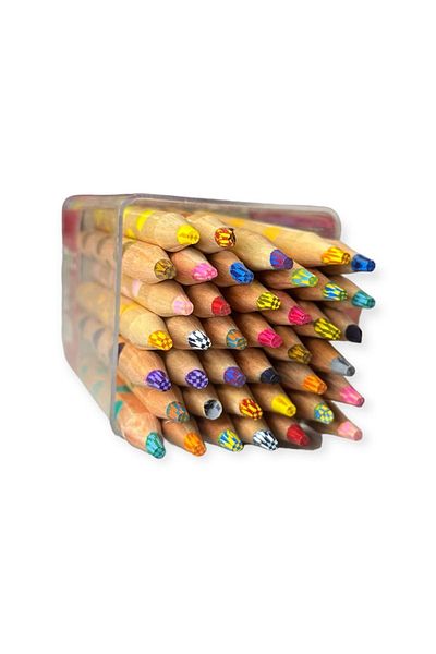 Fatih Jumbo Rainbow Boxed Wooden Crayons 40 Pieces