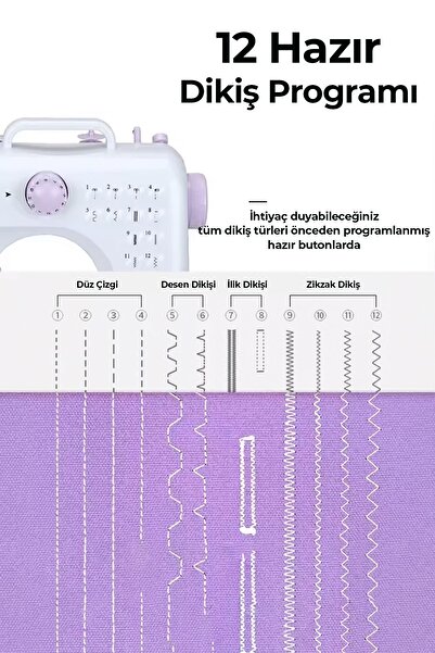 ROBO 12 Fonksiyonlu Dikiş Makinesi