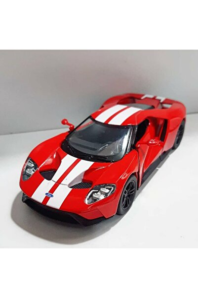 Kinsmart 1.36 ÖLÇEK KİNSMART LİSANSLI FORD GT KIRMIZI RENK 12CM MODEL METAL A...