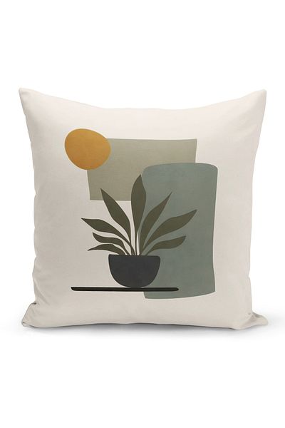 Bertille Home Seria Minimalist - Set de 8 huse de pernă cu imprimare digitală