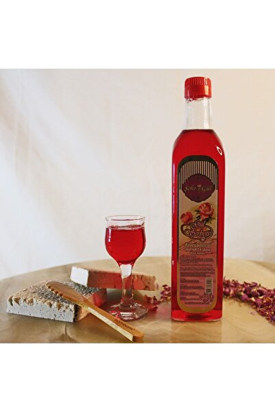 Şehri Gül Gül Şerbeti 350 gr Konsantre Cam Şişe