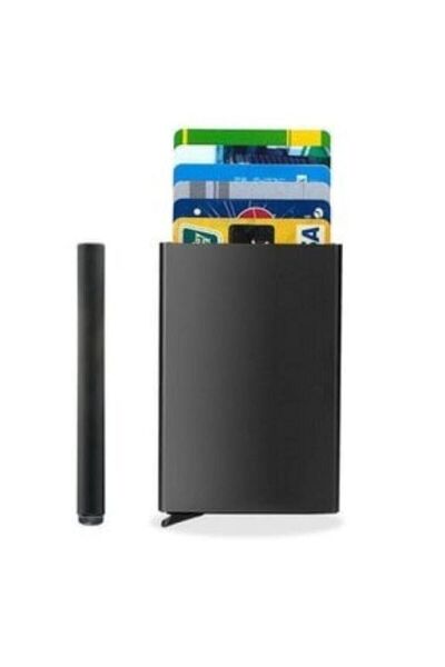 Quality حامل البطاقة الميكانيكية السوداء